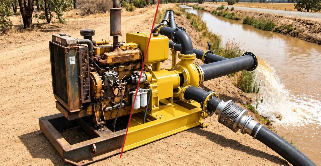 Closed Sentinel unit on a real pump or tank, outdoors